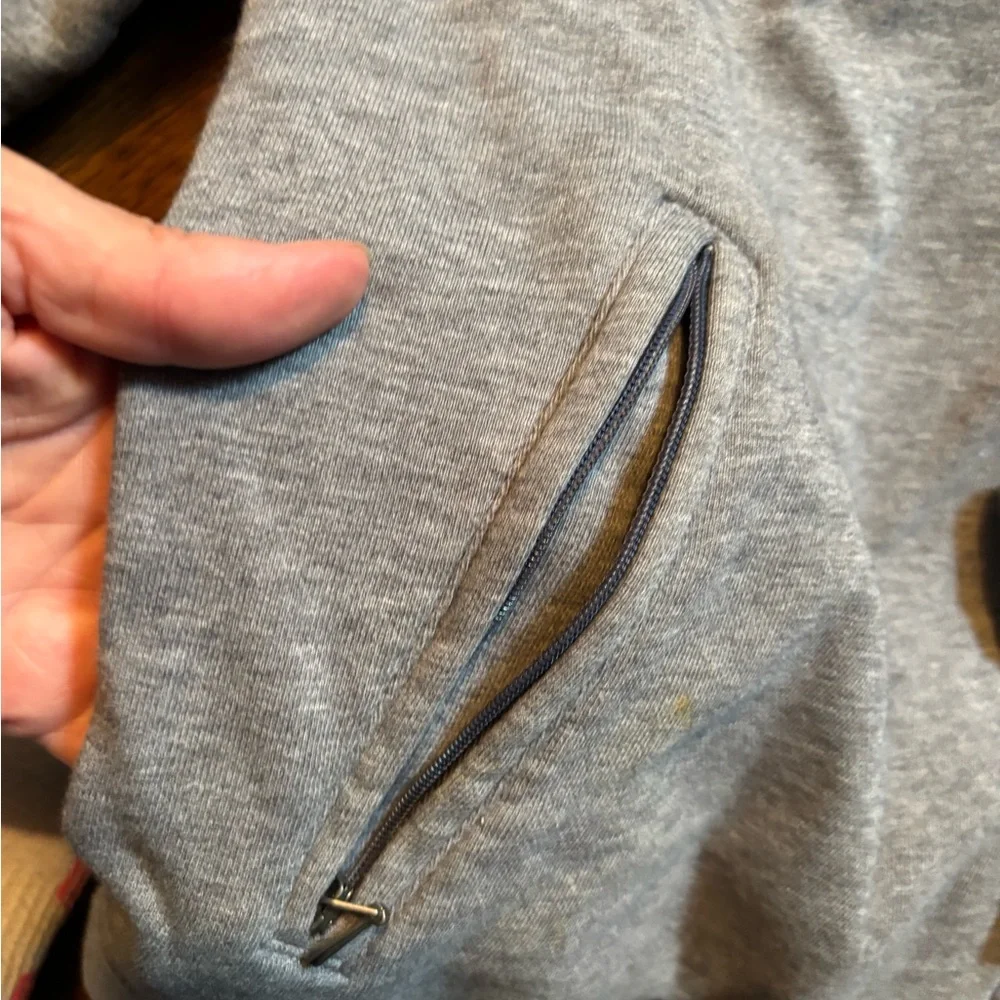 J. Crew Men's Zip Up Gray Sweater